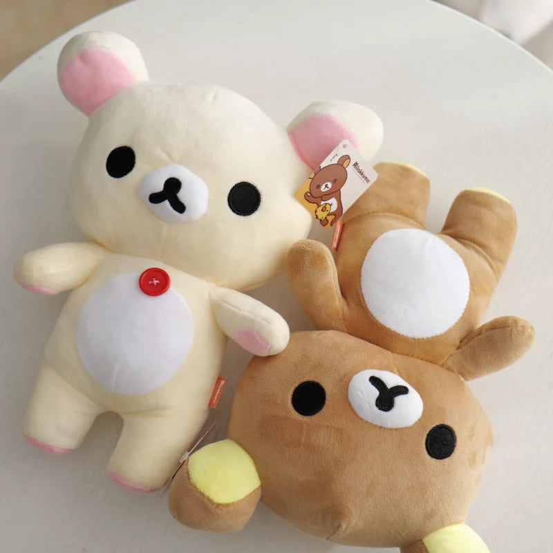 7 Styles Rilakkuma Plush Teddy Bear Peluche Lovely Anime Bear Stuffed Doll Kawaii Room Decor Anime Birthday Gifts Xmas Present
