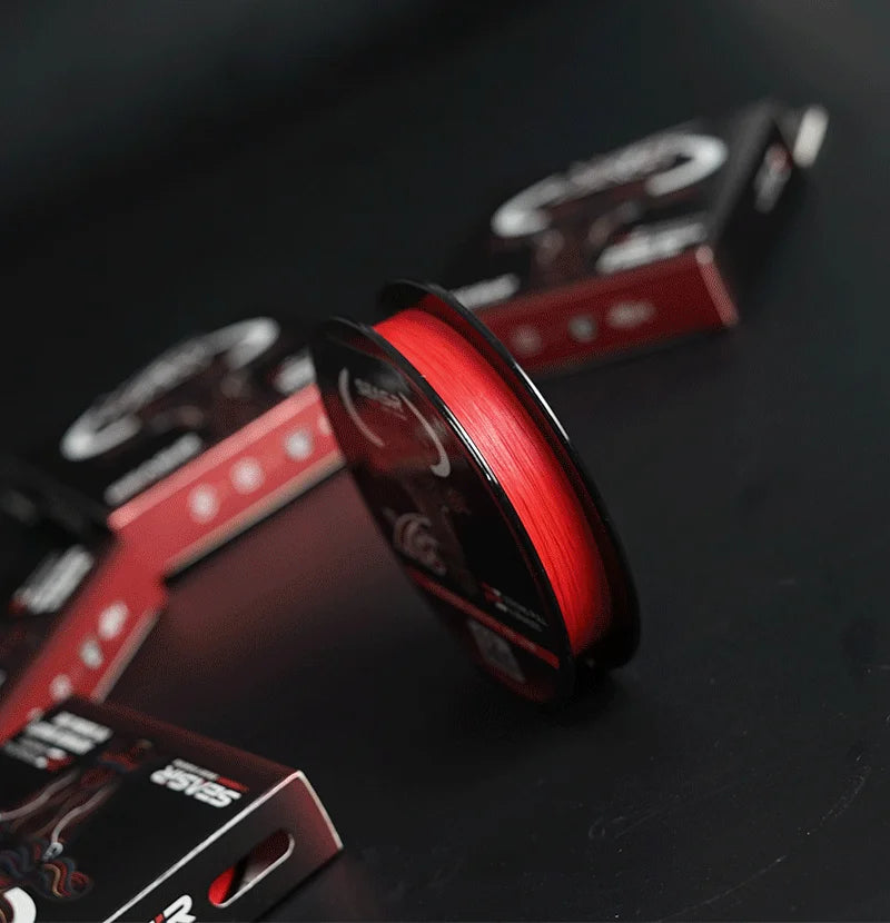 Seasir RedBull 8 Braided Pe Fishing Line 150M 0.8-5.0 12-50LB Japan Quality Multifilament High Stength Strands Main Line