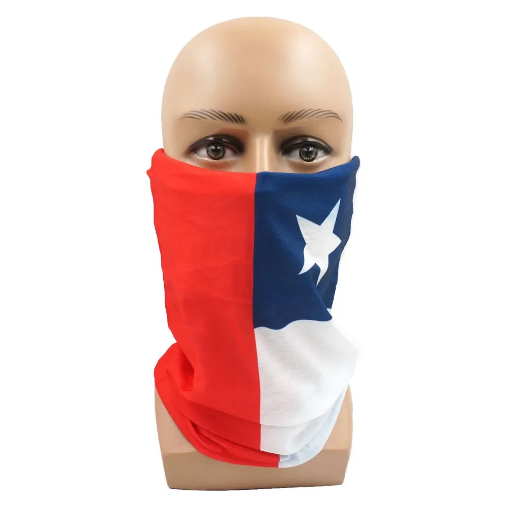 World Football Fans National Flag Face Bandanas Spain France Korea Mexico Germany Seamless Neck Gaiter Men Women Headwear Scarf