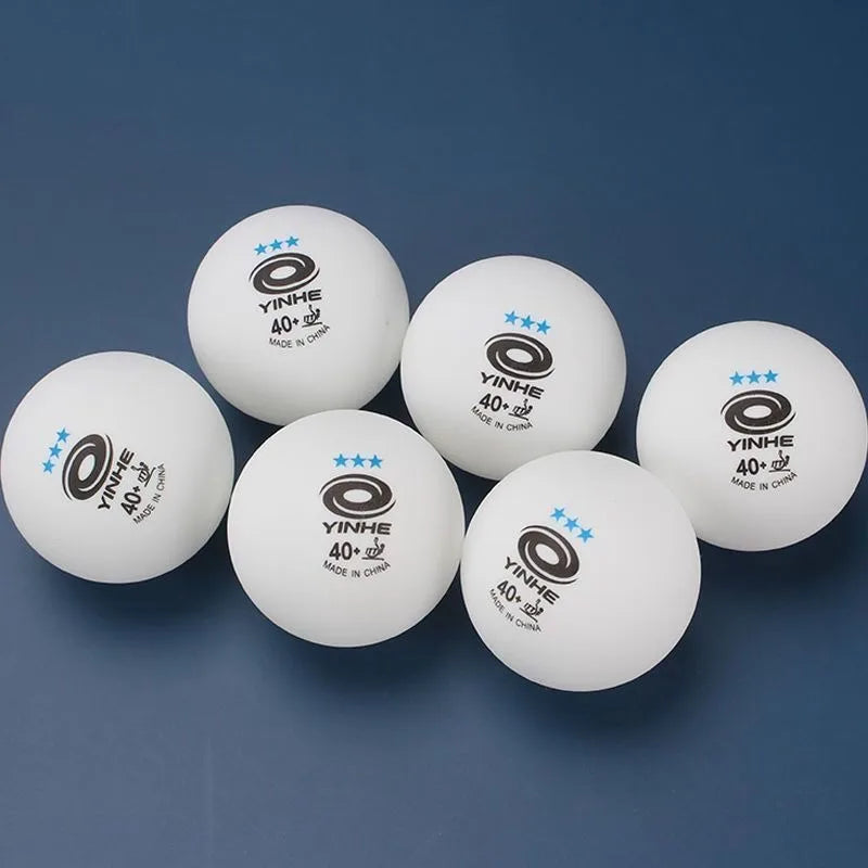 YINHE Seamless 3-star Table Tennis Balls, New Material 40+, Boli Blue 3-star, for Professional Training and Competitions