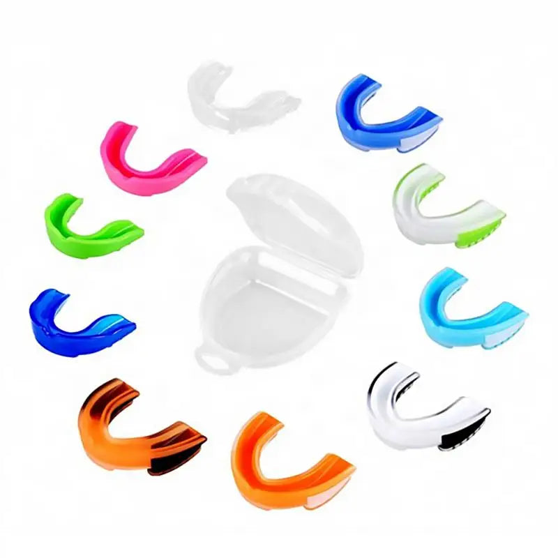 Sport Mouth Guard Teeth Protector Kids Adults Sports Mouthguard Tooth Brace Basketball Rugby Boxing Karate Appliance Trainer