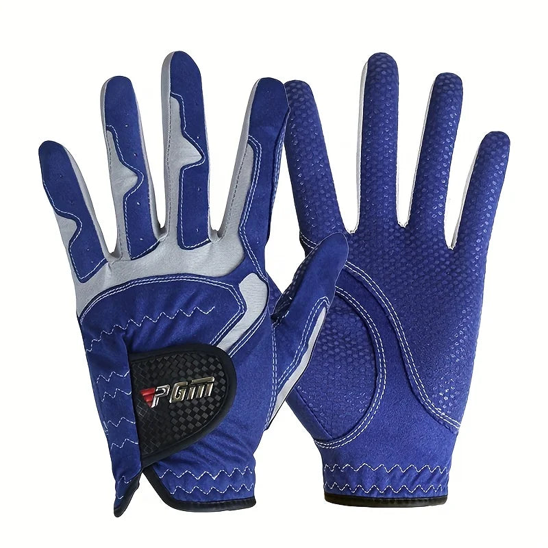 PGM Professional Golf Gloves Microfiber Cloth Fabric Breathable Non-Slip Gloves Club Swing Putting Training Gloves