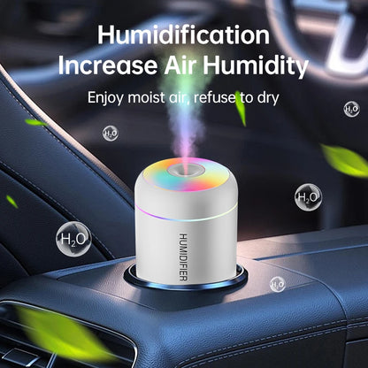 180ml Mini USB Humidifier Aroma Diffuser With Lights For Car And Home