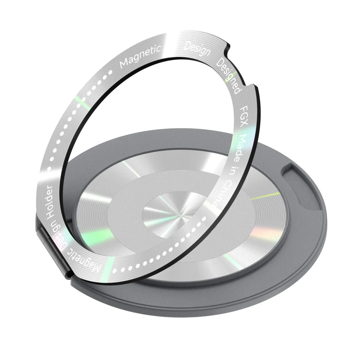 Ultra-thin 360 Rotating Mobile Phone Holder Paste-type Lazy Universal Desktop Ring Magnetic Back Sticker