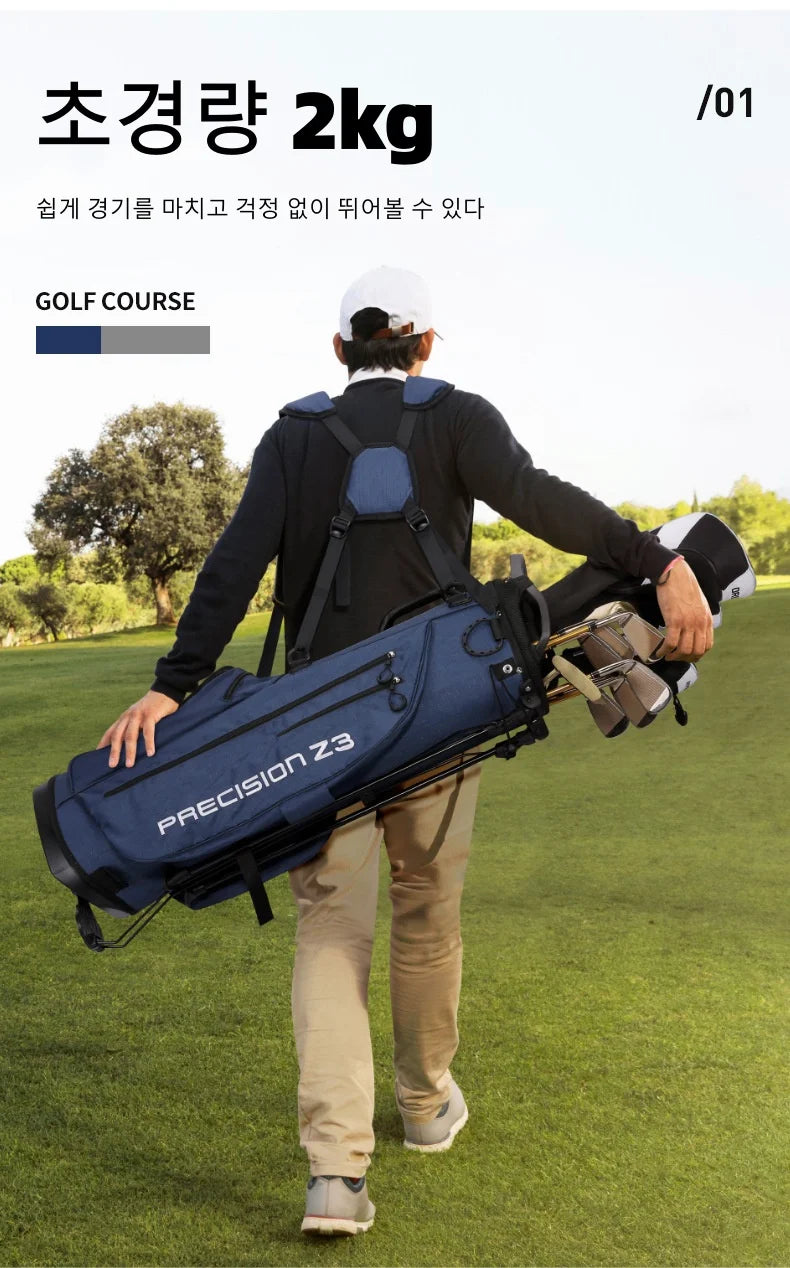 PGM Golf Bags Men Women Lightweight Multifunctional Stand Bag Can Hold a Full Set of Clubs QB074