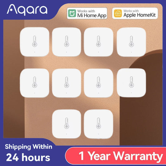 Original Aqara Temperature And Humidity Sensor Zigbee Smart Air Pressure Environment Sensor Smart Home For Mi home Homekit APP
