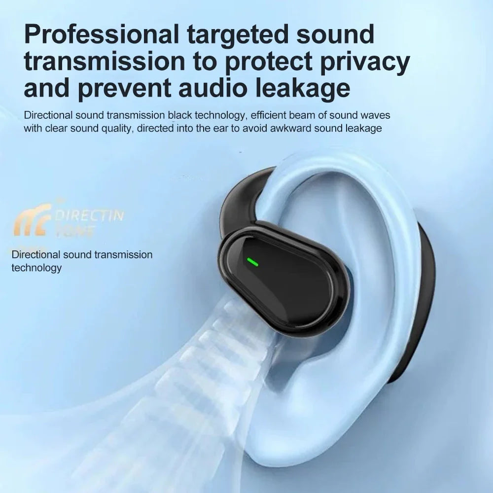 Bluetooth 5.3 Headphones Ear Hook Earphones Wireless Earphones HiFi Stereo Waterproof Headset Noise Reduction Earbuds for Xiaomi