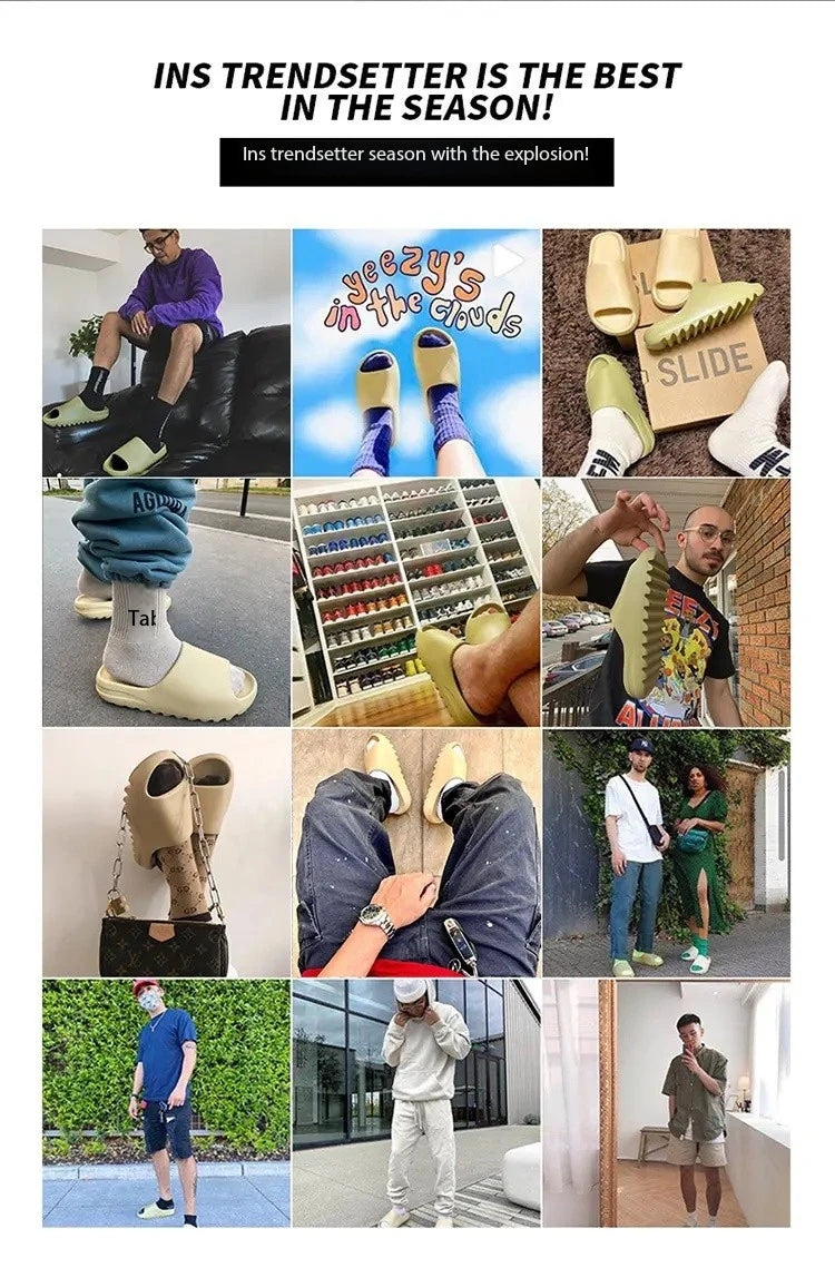 EVA Beach Slides Soft Bottom Slippers for Men and Women