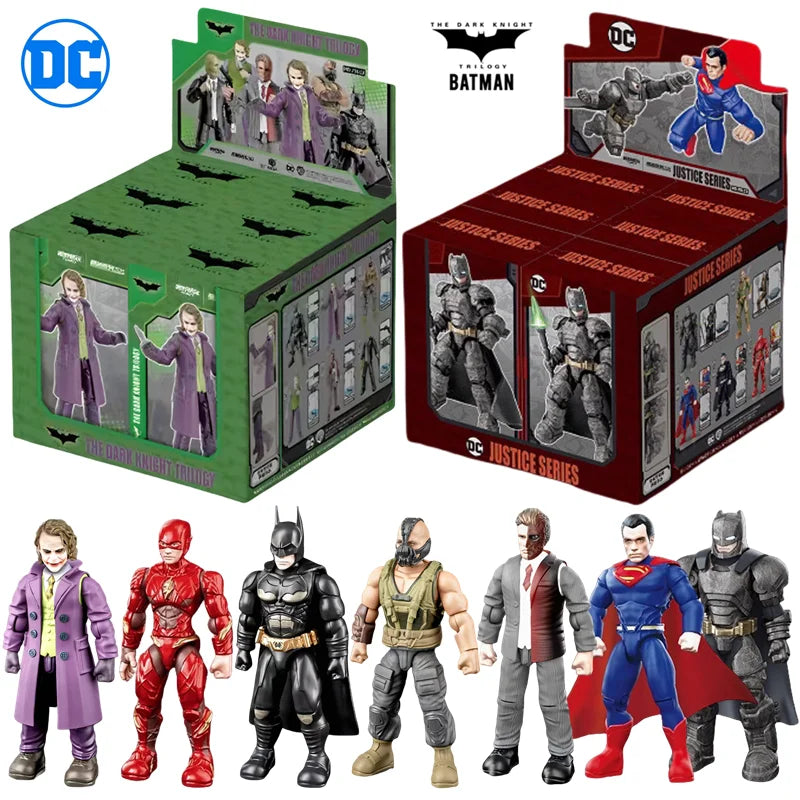 DC Justice League Toy The Dark Knight Trilogy Action Figure Batman Superman Aquaman The Flash Assembly Figure Kids Birthday Gift