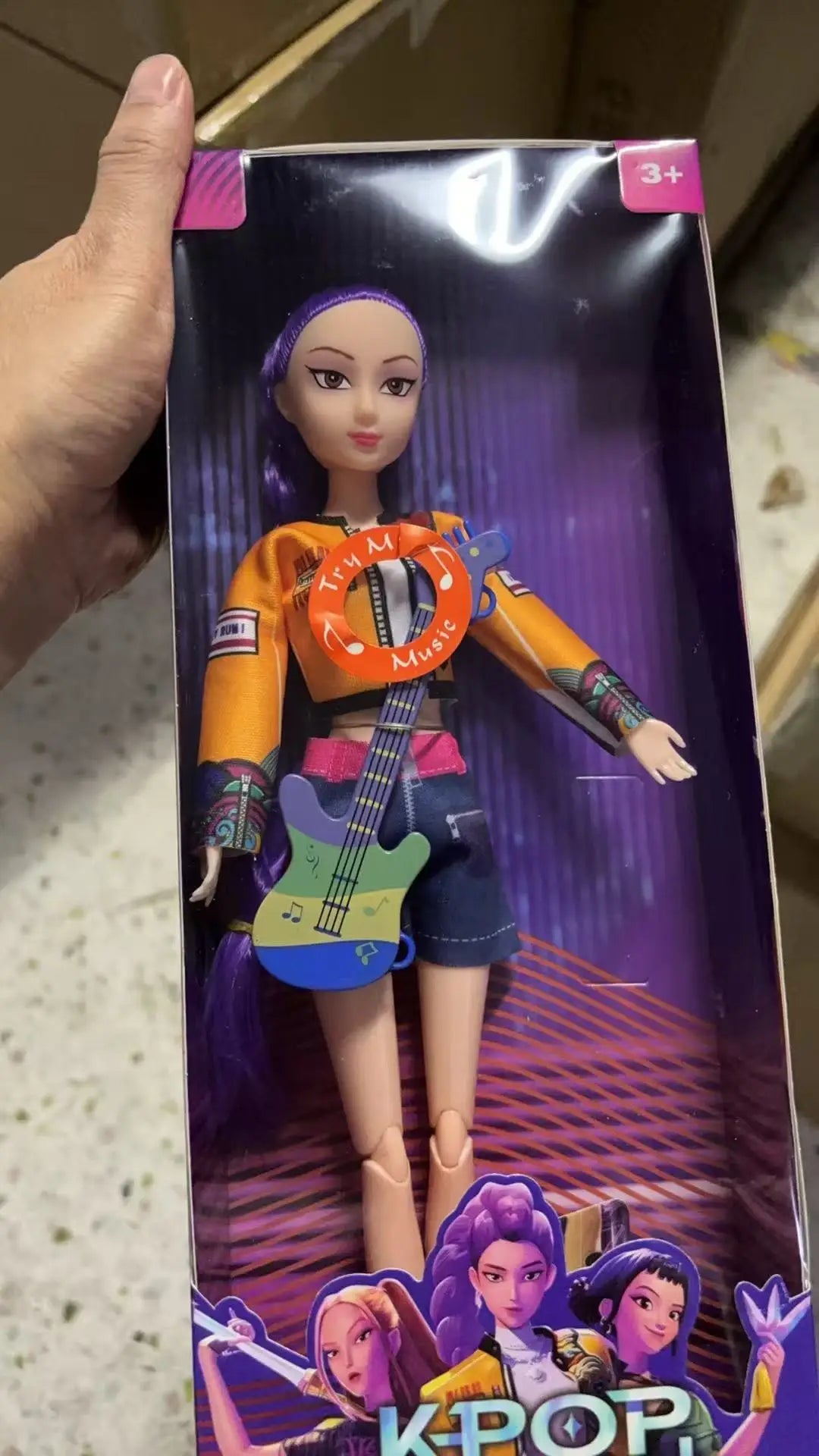 DIY Kpop Action Figures for Girls - Demon Hunters Rumi Mira Zoey Plastic Dolls, Beautiful Collectible Toy, Ideal Kids Play Gift