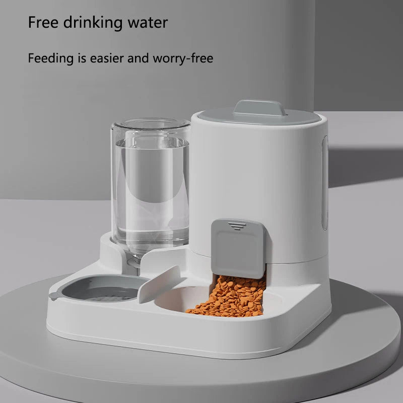 Pet feeding water maker two-in-one smooth food large capacity integrated feeding water simple wind bowl cat food bowl dog bowl