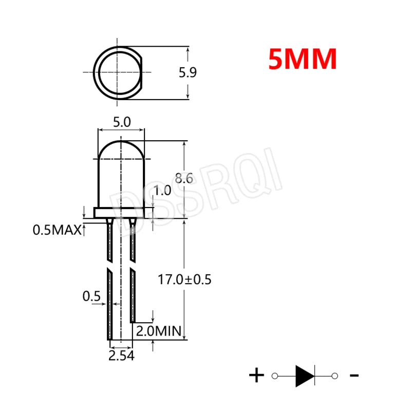 3MM 5MM Light Emitting Diodes Electronics Kit Box F3 F5 LED Diode Assorted Kit White Green Red Blue Yellow Orange
