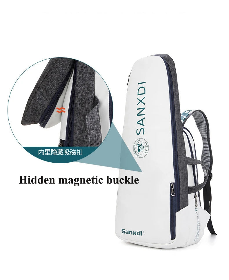Tennis Paddle Backpack Waterproof Badminton Racket Bag Padel Racquetball Carrying Handbag Man Large Capacity Sport Bags Foldable