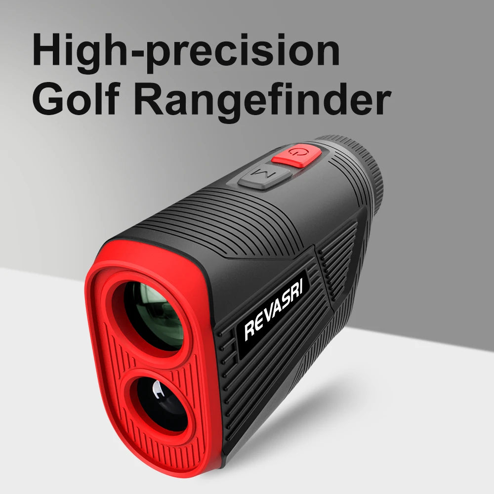 REVASRI New 1300 Yards Professional Golf Rangefinder with Flag Lock Vibration 6X Magnification Magnetic Portability for Golfers