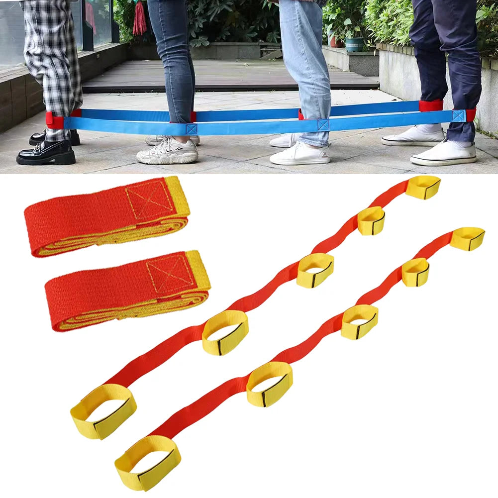 Game Giant Footsteps Team Collaboration Balance Touch Training Fun Sports Games Props 3-6 People Children's Outdoor Sports Toys