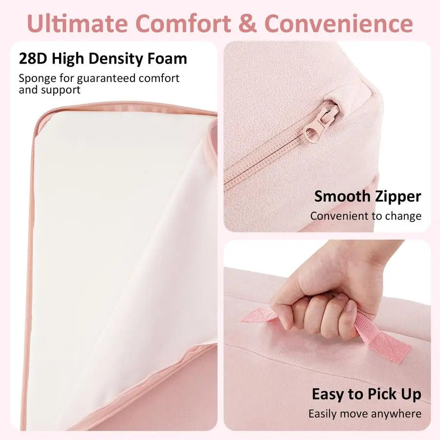 Modular Kids Play Couch, 6 PCS Toddler Creative Sectional Fort Building Sofa for Playroom, Bedroom, Children Convertible Soft Fo