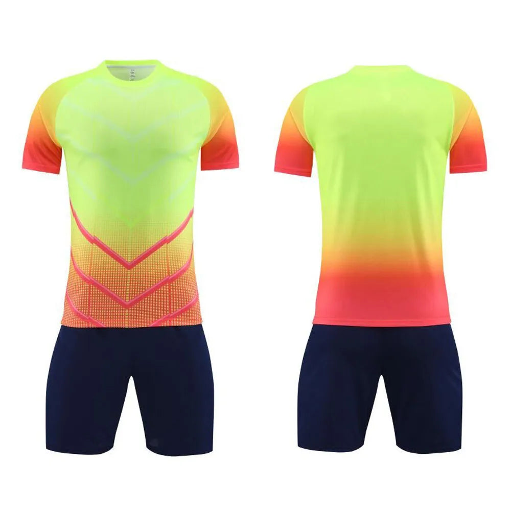 Adult Kid Football Jerseys Men Customize Soccer Uniform Sports Equipment Women Futsal Sportswear Child Training Tracksuit Outfit