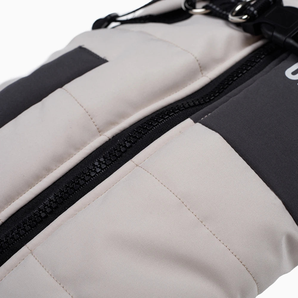 Dog Windbreaker Vest Warm Dog Clothes with Leash Attachment