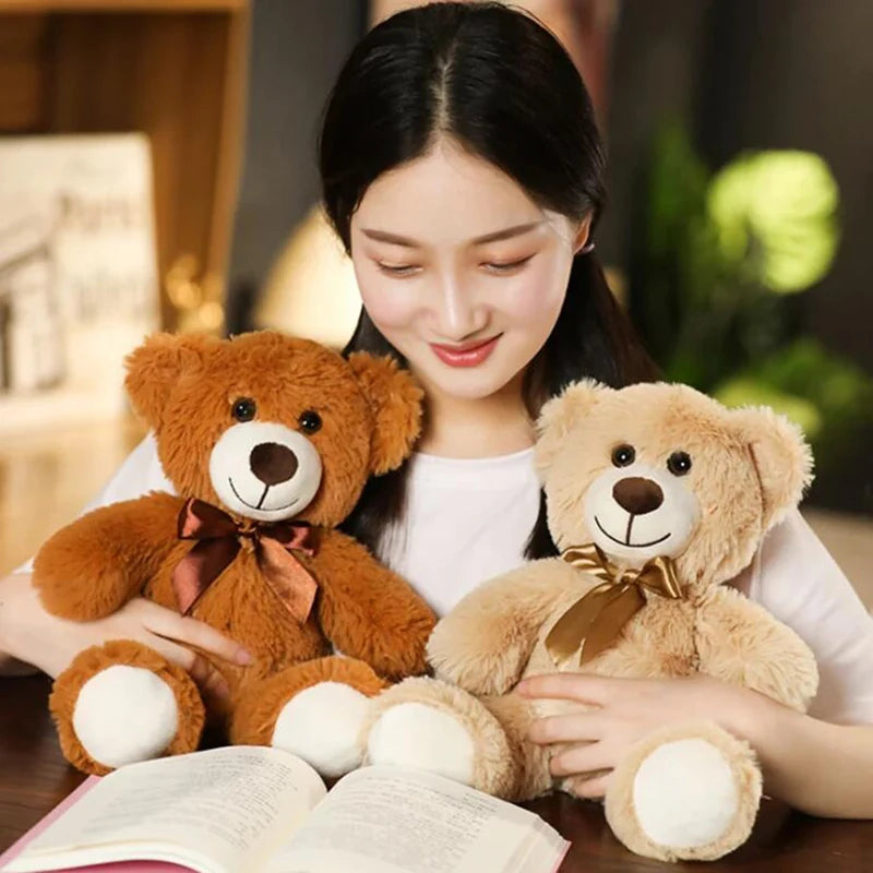 New Hot Christmas Bear Lovely Teddy Bear Plush Toys Stuffed Cute Bear Doll Boys&Girls Valentine's Gift Kids Baby Christmas Gift