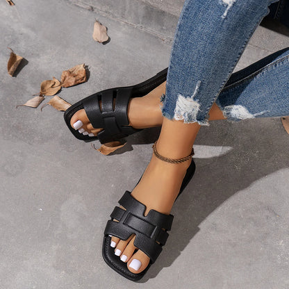 Women's EVA Flat Sandals Open Toe Beach Casual Footwear