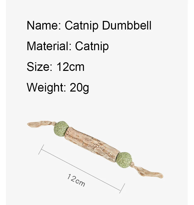 Natural Catnip & Silvervine Molar Stick for Cats