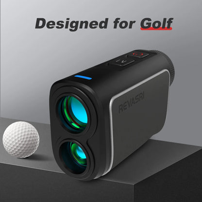 Golf Laser Rangefinder with Slope Compensation and Flag Lock, 6x, 5-1090 Yards