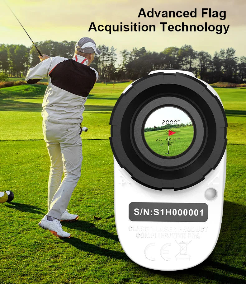 Mileseey PF210 PF2E PF240 Golf Laser Rangefinder Telescope Measure 600M/Yard Distance Meter 6X Monocular For Golf Sport Hunting