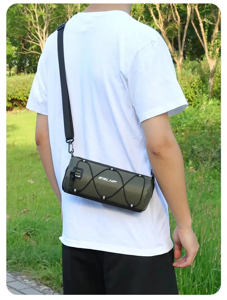 Waterproof Road Bicycle Handlebar Bag Multifunctional MTB Front Tube Bag Portable Frame Pannier Outdoor Shoulder bag