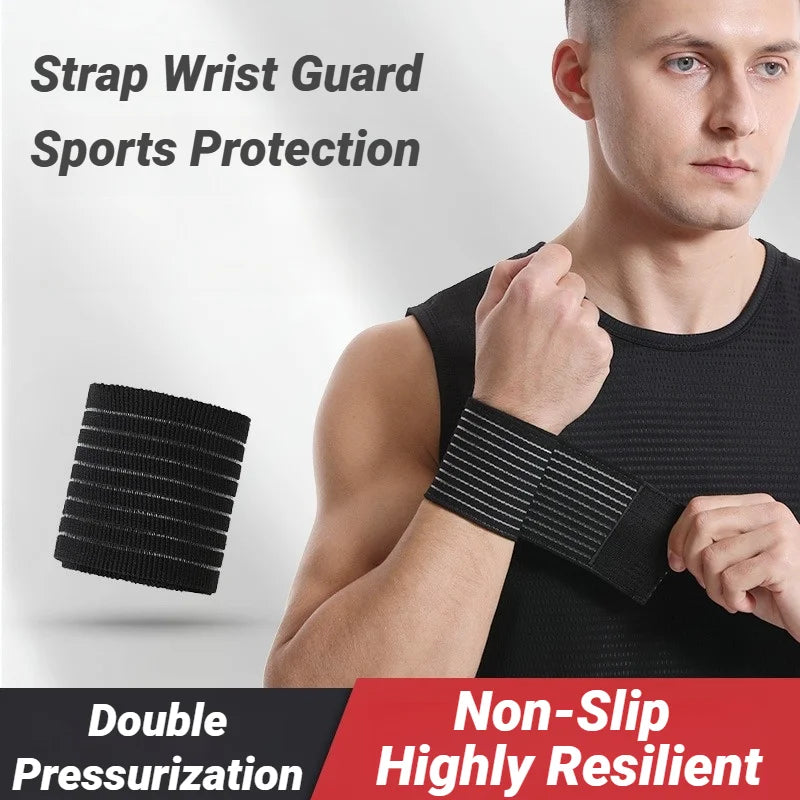 Adjustable Elastic Bandage Hand Sport Wristband Gym Support Wrist Brace Wrap Carpal Tunnel Sports Fitness Bracers Strap Stretchy