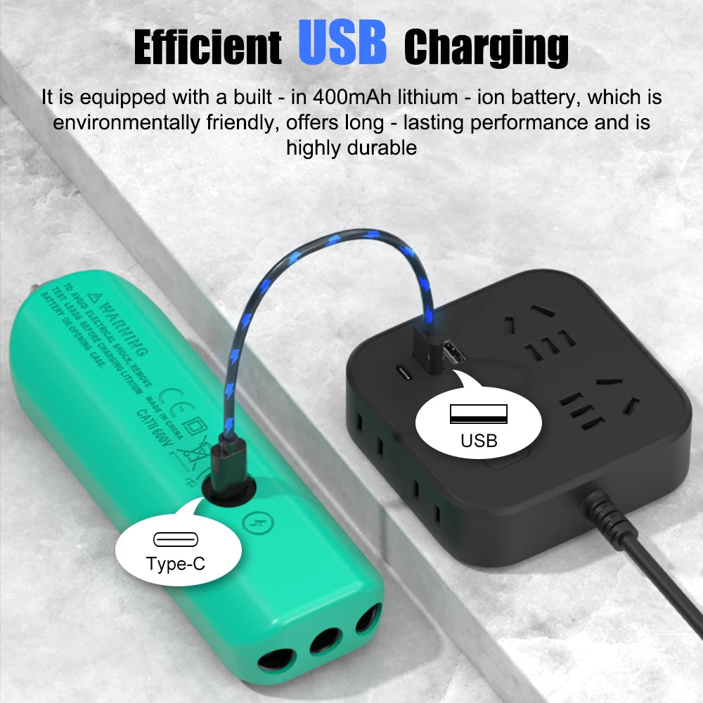 MASTFUYI Professional Digital Multimeter AC/DC Voltage Current 6000 Counts True RMS Volt Amp Ohm Hz Capacitance NCV Tester Tools