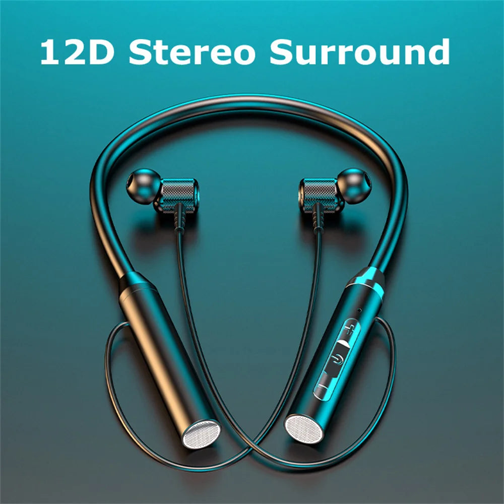 Wireless Bluetooth Earphone Magnetic Neckband Sport Headset TWS Bluetooth Headphones With Mic Stereo Earbuds For All Smartphones