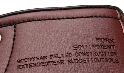 Mens Leather Winter Snow Boots With Fur Waterproof Ankle High Top