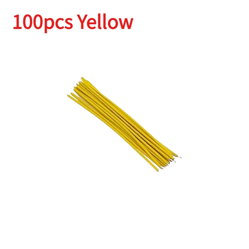 100/120pcs Tin-Plated Electronic Wires Breadboard PCB Jumper Wire 24AWG / 26AWG 6Color Red Blue Green White Yellow Black Diy Kit