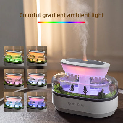 Ultrasonic Aroma Humidifier And Essential Oil Diffuser With Colorful Light
