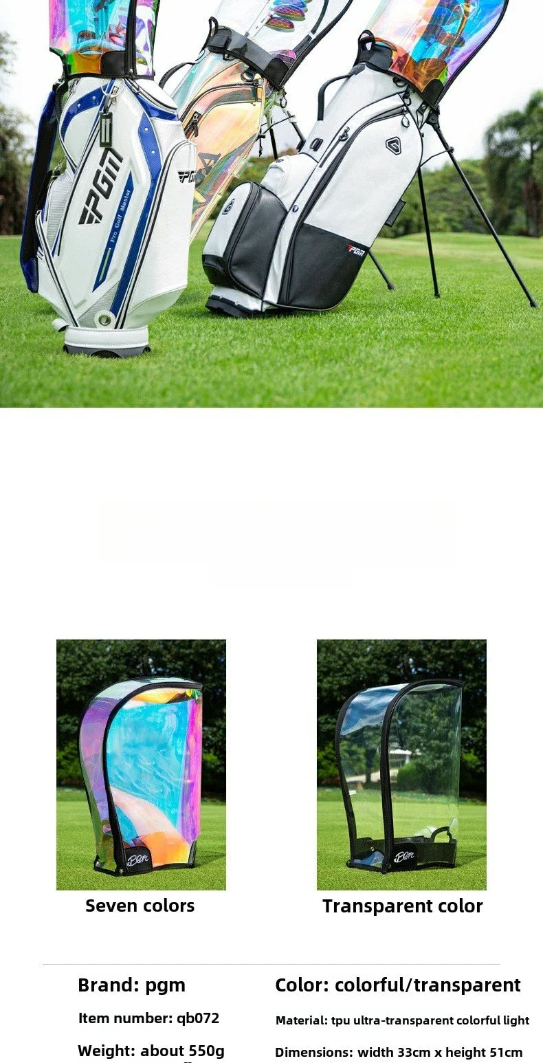 PGM Men Women Golf Bags Cap Universal Colorful Transparent Ball Bag Caps QB072