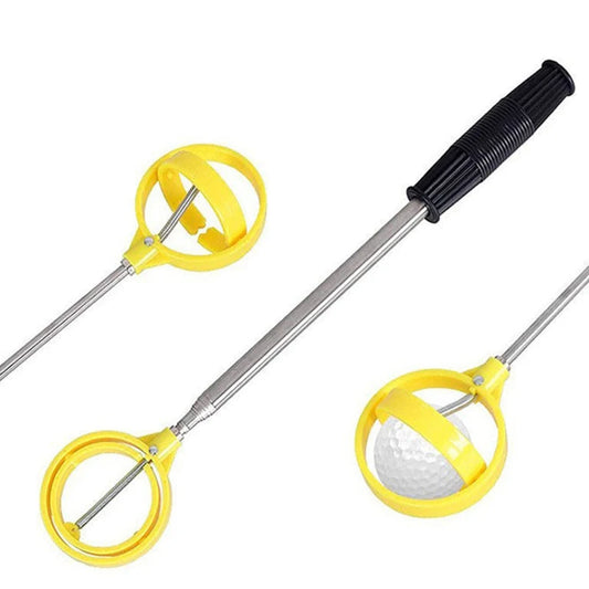 Telescopic Golf Ball Picker Automatic Locking Scoop Catcher Golf Ball Retriever Training Aids Golf Ball Pick up Tools