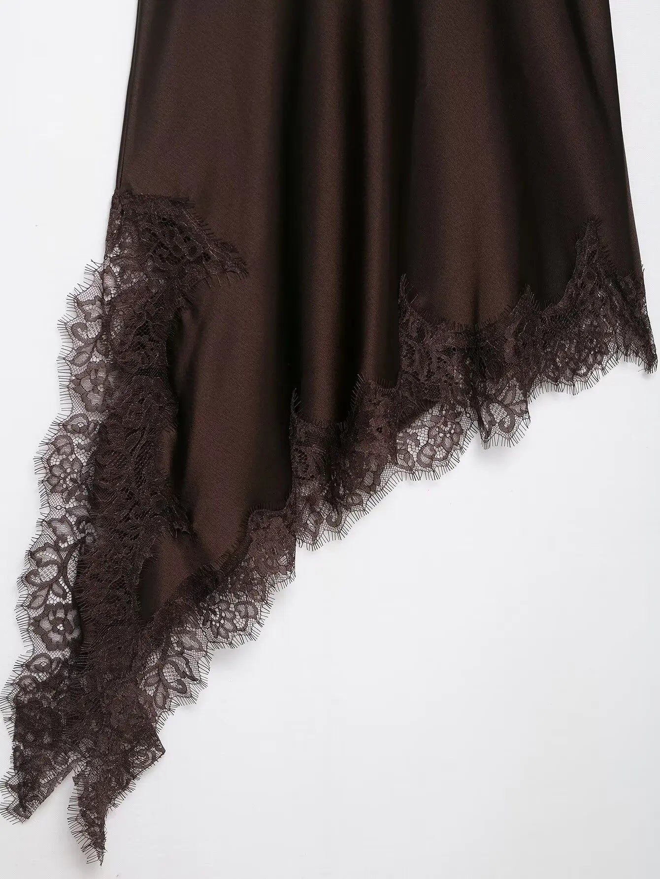 TFMLN Women Sexy Lace Splicing Dresses Summer Solid Sleeveless Asymmetry Dress Backless Slim Women's  Party Sling Mini Dress