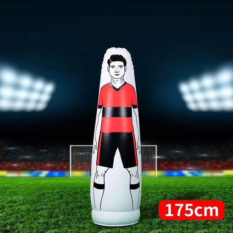 175cm Adult Inflatable Football Training Goal Keeper Solo Soccer Trainer TumblerAir Dummy Tool PVC Inflatable Wall Kick Defender