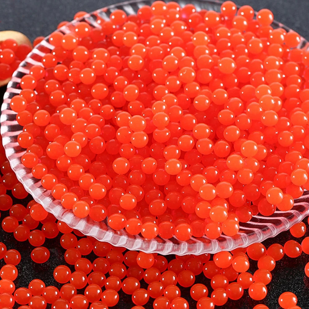 Jelly Bait 100PCS 200PCS 500PCS Granular Fishing Food Aquatic Feed Carp Pesca Attractant Flavor Elastic Nutrition Soft Lure