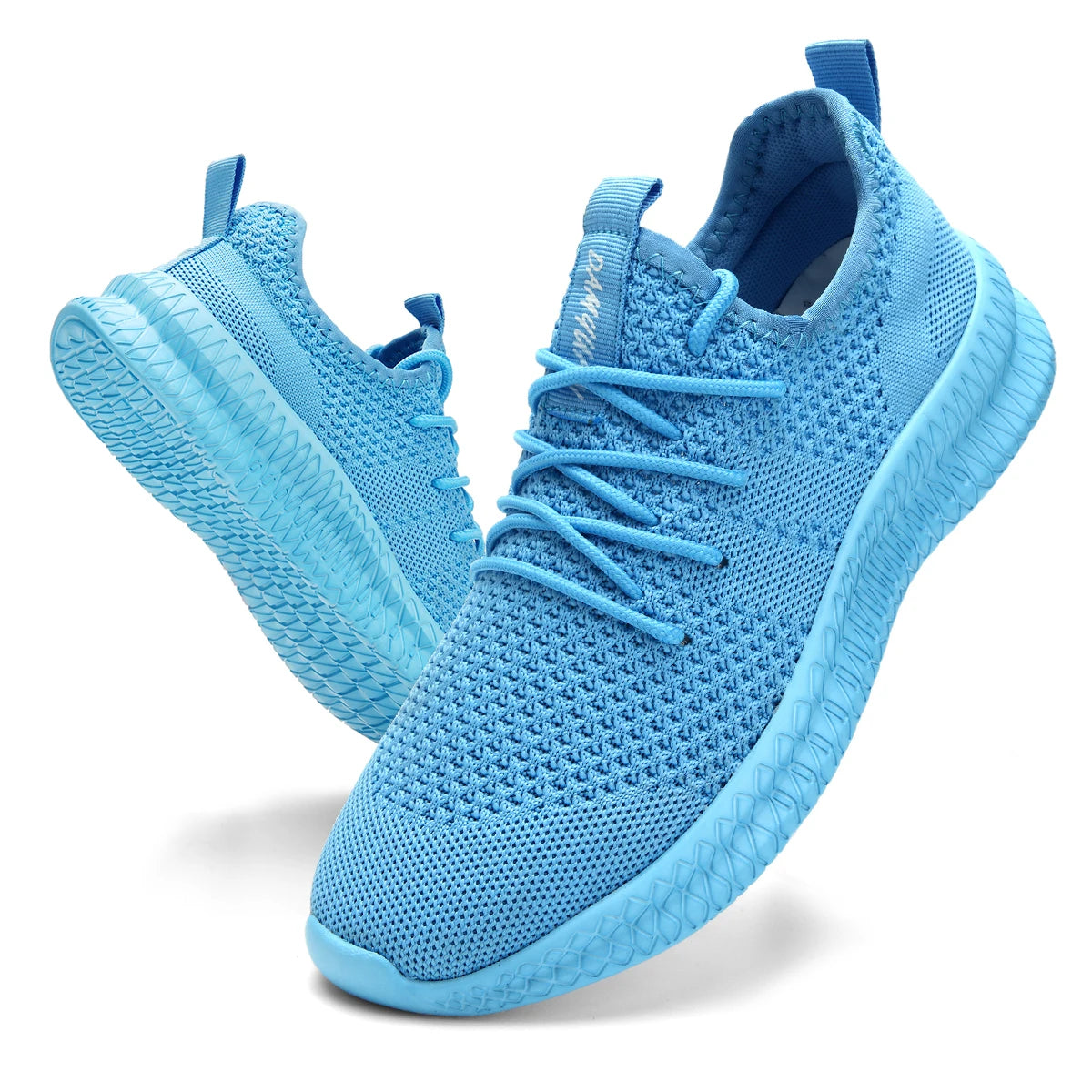 Unisex Breathable Running Shoes Lace Up Lightweight Casual Gym