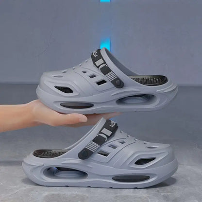 Men's Slippers With Thick Sole, Non-Slip EVA Outsole