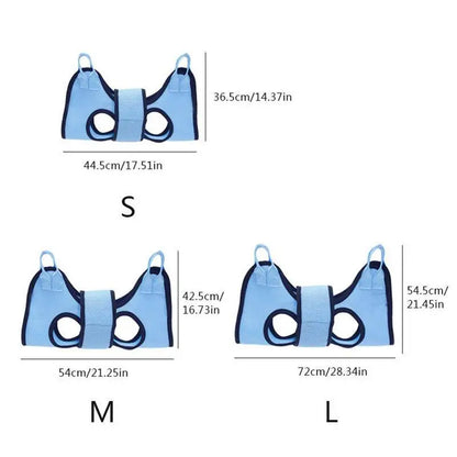 Pet Grooming Hammock for Cats and Dogs Polyester with Safety Strap