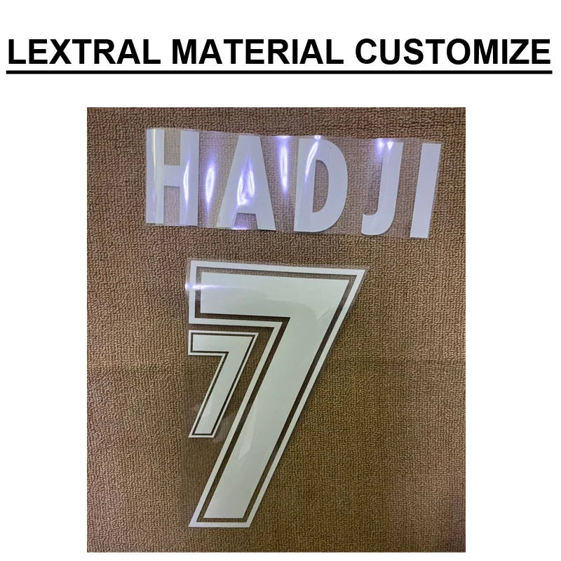 Retro Soccer Nameset #10 SUPER STAR Printing CUSTOMIZE NAME NUMBER Heat Transfer Soccer Patch Badge