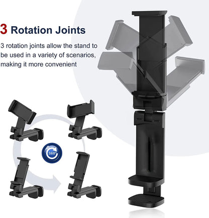 Airplane Phone Holder 360 Degree Rotating Collapsible Selfie Mount