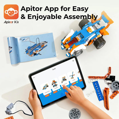 12-in-1 Programmable Robot Building Kit With App Remote Control