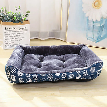 Soft Fabric Pet Bed Sofa Mat With Comfort Padding For Small, Medium Large Pets