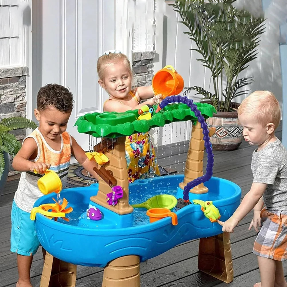 Water Table Accessories Kids Water Table Accessories Powerful Pump for Water Play Table Summer Outdoor Splash Table Toys