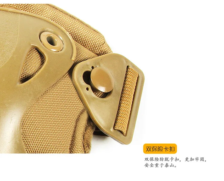 Outdoor Tactical Protective Gear 4pcs Knee Pads Elbow Pads For Cycling Mountaineering Hiking Outdoor Sports Protection