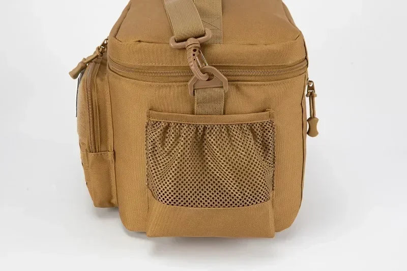 13L Tactical Thermal Cooler Bag Picnic Cooler Box Camping Lunch Bag Outdoor Heavy Duty Lunch Box Cooler Backpack Camping Storage