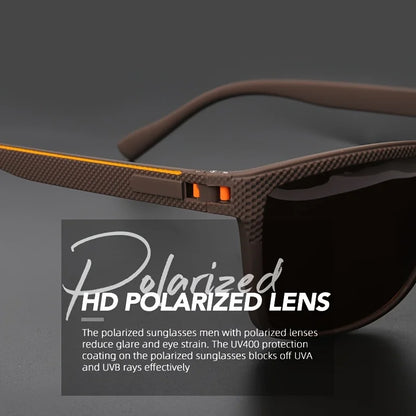 Polarized Square Frame Sunglasses Multicolor Lenses UV400